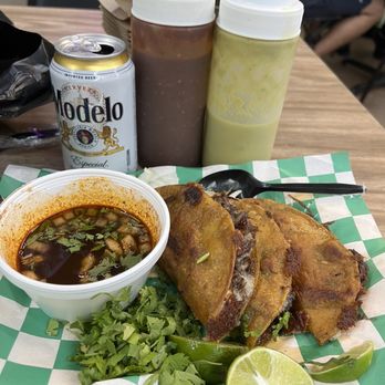 The Taco Man - Birria taco plate! - Mexican Near Me - Fort Worth, Texas