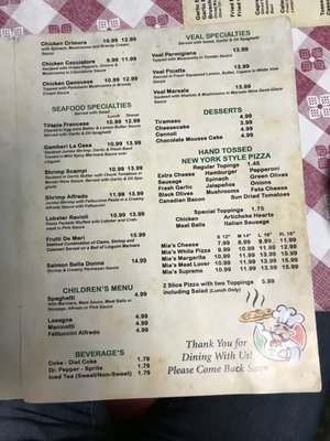 Menu photo 3 Mia's Pizzeria & Restaurant Plainview, TX Menu photo 3 Mia's Pizzeria & Restaurant Plainview, TX