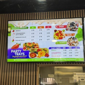 Ana's Bionicos - Menu as of 08/13/2026 - Juice Bars & Smoothies Near Me - Norwalk, California