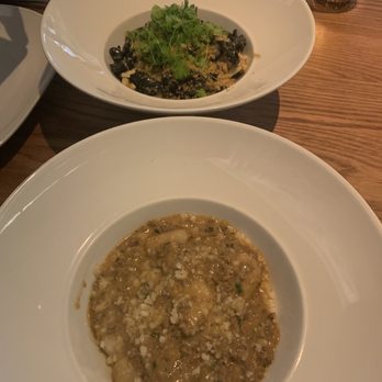 Marmo - Smoked gnocchi and squid ink Campanelle - Italian Near Me - Houston, Texas Marmo - Smoked gnocchi and squid ink Campanelle - Italian Near Me - Houston, Texas