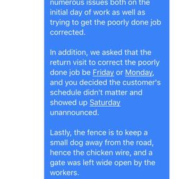 My response to first request to remove my Facebook review