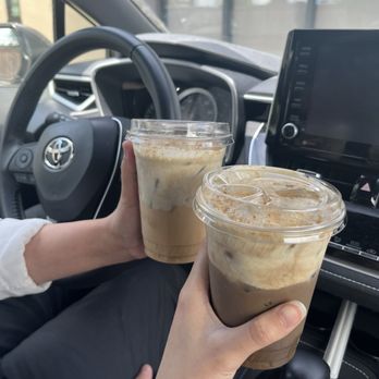 Academic Coffee - banana top latte & banana top hojicha latte - Coffee & Tea Near Me - Santa Clara, California Academic Coffee - banana top latte & banana top hojicha latte - Coffee & Tea Near Me - Santa Clara, California