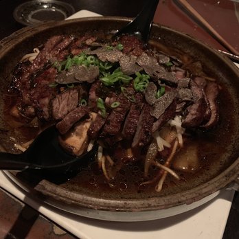 Sushisamba - 12 oz ribeye. Kept warm for a long time. - Asian Fusion Near Me - Las Vegas, Nevada Sushisamba - 12 oz ribeye. Kept warm for a long time. - Asian Fusion Near Me - Las Vegas, Nevada