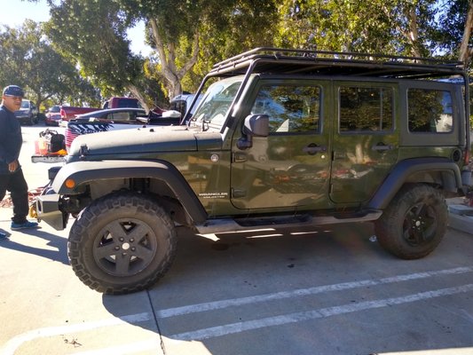 Exterior detailing - This was a recent project on the outside wash and wax