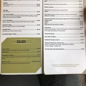 Cafe 22 - Menu. - Cafes Near Me - Kilkenny, KK