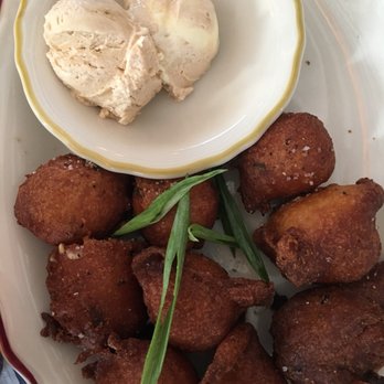 Haberdish - Hush puppies with sweet tea butter - Southern Near Me - Charlotte, North Carolina Haberdish - Hush puppies with sweet tea butter - Southern Near Me - Charlotte, North Carolina