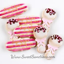 Sweet Sanctions - Baby Girl Cookies. Sugar and Spice.