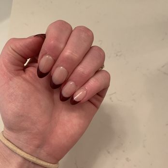 Amity Nail Spa - Colored French manicure - Nail Salons Near Me - Arlington, Virginia