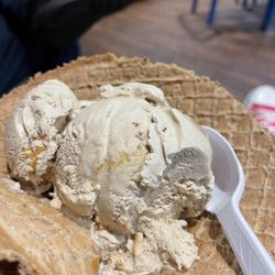 Jack the Dipper - Asheville - Brown butter bourbon truffle in cinnamon waffle cone bowl