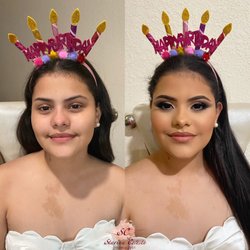 Starina Celeste Makeup Artist - Before and after