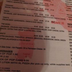 Rocky's Pizza & Restaurant - Specialty pizza options