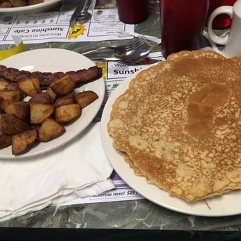 Sunshine Cafe - Build your own pancakes, potatoes and turkey bacon - Breakfast & Brunch Near Me - Clinton, Massachusetts