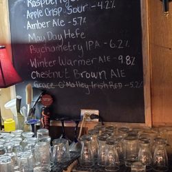 Amber Lantern Brewing Company - Beer menu