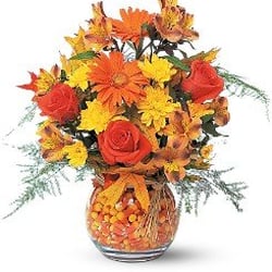 Bouquet Boutique - Special Fall Flowers With a Sweet Treat!
