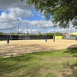 Colleyville City Park - Volleyball and tennis courts located on the backside