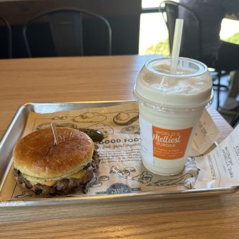 The Melt - MELTBURGER with vanilla bean shake and pickle - Comfort Food Near Me - Monterey Park, California The Melt - MELTBURGER with vanilla bean shake and pickle - Comfort Food Near Me - Monterey Park, California