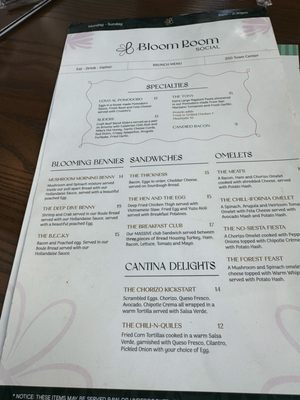 Menu photo 1 Bloom Room Social Suwanee, GA