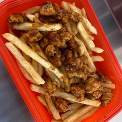 The Buffalo Spot - Rialto - Jerk chicken medium plate