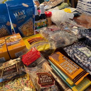 Trader Joe's - 5-31-21 items I put into the wagon; hubs has his own pile to give away - Grocery Near Me - La Jolla, California Trader Joe's - 5-31-21 items I put into the wagon; hubs has his own pile to give away - Grocery Near Me - La Jolla, California