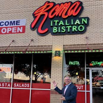 Roma Italian Bistro - Front of the Restaurant - Italian Near Me - Plano, Texas