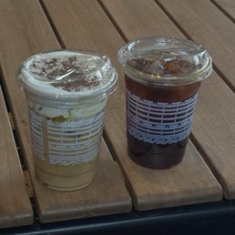 Chocolate orange olive oil latter & cold brew!