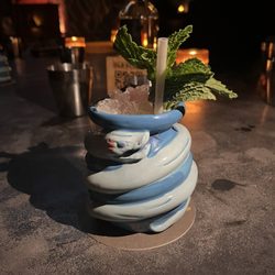 Old Glory - Year of the Snake cocktail was delicious and fruity!!