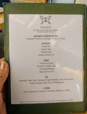 Menu photo 1 Kouzu London, XGL
