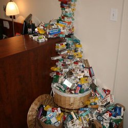 Bay Area Non-Smoking Center - 4,000 last packs stacked up in the old Oakland office - 2014.
