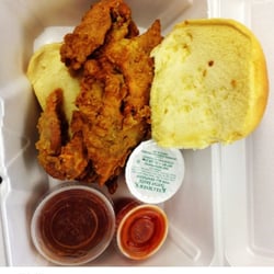 Clam Shack - Soft shell crab sandwich