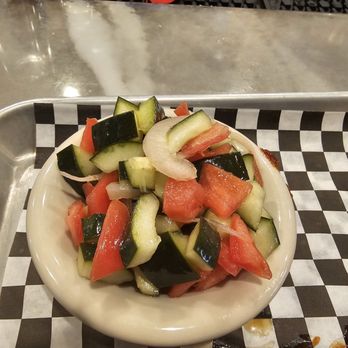 Brickwood Barbecue - Cucumber-Tomato side - Barbeque Near Me - Richmond, Virginia