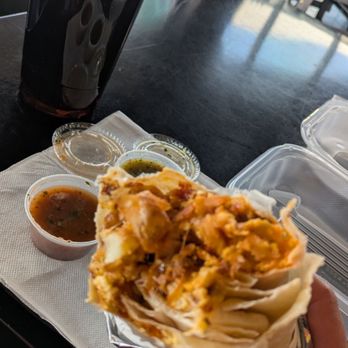 Roll Up  - Chorizo breakfast burrito - Coffee & Tea Near Me - Colorado Springs, Colorado
