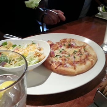 Yard House - BBQ chicken pizza with salad - Bars Near Me - Temecula, California