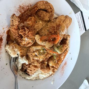 Grits & Eggs Breakfast Kitchen - Catfish and grits - Breakfast & Brunch Near Me - Atlanta, Georgia