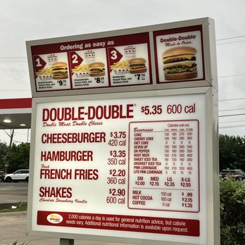 In-N-Out Burger - Menu - Burgers Near Me - Austin, Texas