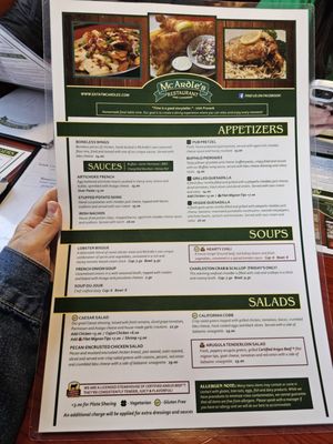 Menu photo 2 McArdle's Restaurant Fairport, NY Menu photo 2 McArdle's Restaurant Fairport, NY