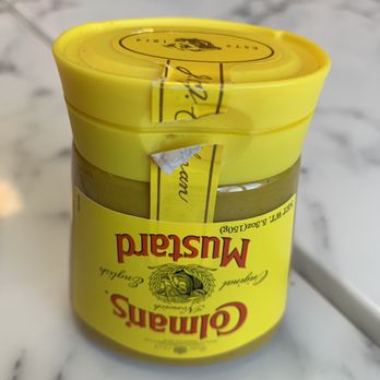 Pie Society - a jar of mustard on a table - Bakeries Near Me - Pooler, Georgia Pie Society - a jar of mustard on a table - Bakeries Near Me - Pooler, Georgia