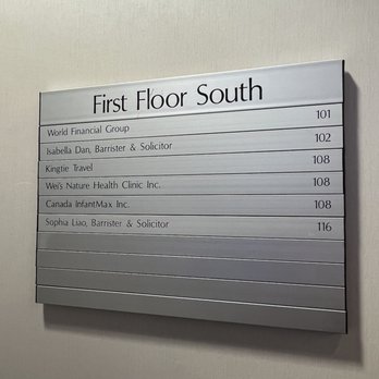 W Corporate Centre - W Corporate Centre - directory signage - Shared Office Spaces Near Me - Markham, Ontario