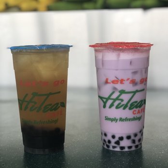 Hi Tea Cafe - Jasmine Lychee Tea and Taro Coconut Milk Tea. - Bubble Tea Near Me - Kahului, Hawaii Hi Tea Cafe - Jasmine Lychee Tea and Taro Coconut Milk Tea. - Bubble Tea Near Me - Kahului, Hawaii
