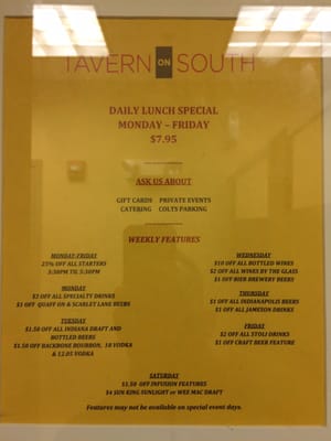 Menu photo 6 Tavern on South Indianapolis, IN Menu photo 6 Tavern on South Indianapolis, IN