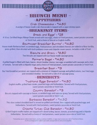 Menu photo 2 The Depot Cafe Fredericktown, MO