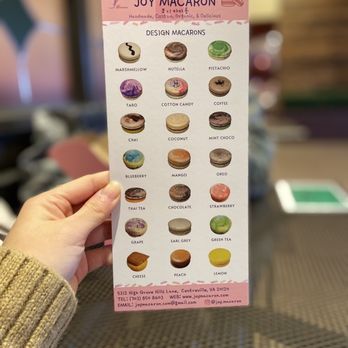 Melody Macarons - Menu - Macarons Near Me - Centreville, Virginia Melody Macarons - Menu - Macarons Near Me - Centreville, Virginia
