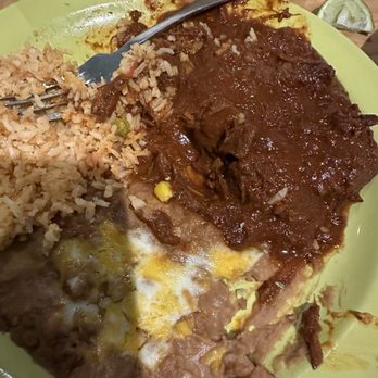 Teresa's Mosaic Cafe - CARNE CON CHILE COLORADO DINNER - Mexican Near Me - Tucson, Arizona