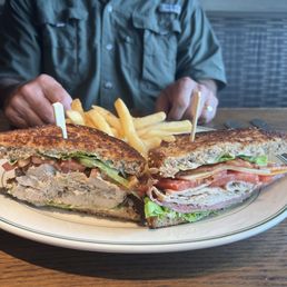 Chicken salad and club! Chicken salad and club!