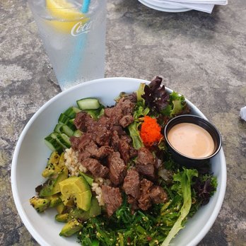 Quarterdeck Restaurants - Poké Bowl with steak - Seafood Near Me - Fort Lauderdale, Florida Quarterdeck Restaurants - Poké Bowl with steak - Seafood Near Me - Fort Lauderdale, Florida