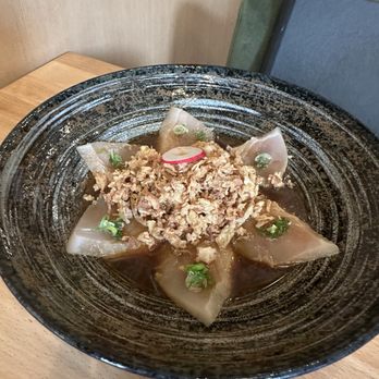 Cavi Sushi - Albacore Crispy Onion Sashimi - Sushi Bars Near Me - Glendale, California Cavi Sushi - Albacore Crispy Onion Sashimi - Sushi Bars Near Me - Glendale, California