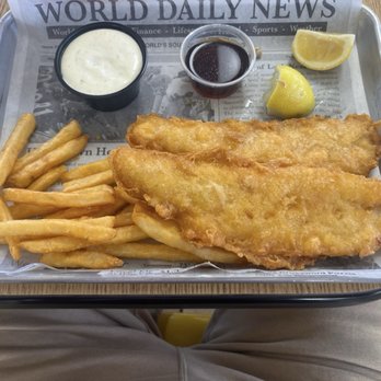 Chef John's Fish & Chips - 2 piece Fish & Chips. - Fish & Chips Near Me - Lemon Grove, California Chef John's Fish & Chips - 2 piece Fish & Chips. - Fish & Chips Near Me - Lemon Grove, California