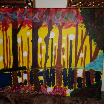 Painting Lounge - My 12 year old painted this freehand-how amazing - Art Schools Near Me - Brooklyn, New York Painting Lounge - My 12 year old painted this freehand-how amazing - Art Schools Near Me - Brooklyn, New York