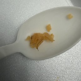 This hair was cooked into the rice