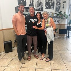 Luxury Hair Studio For Men - My brother, dad, me and mom!