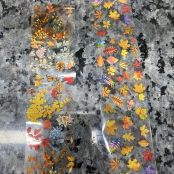 Avocado Nails - The stickers of fall leaves... - Nail Salons Near Me - La Mesa, California Avocado Nails - The stickers of fall leaves... - Nail Salons Near Me - La Mesa, California